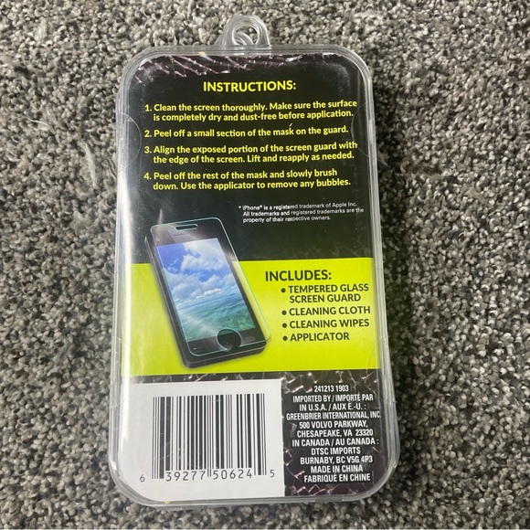 Lot Of 4 Shatter Resistant Tempered Glass Screen Guard iPhone 6 & 6S/7/8 Plus - Picture 5 of 7